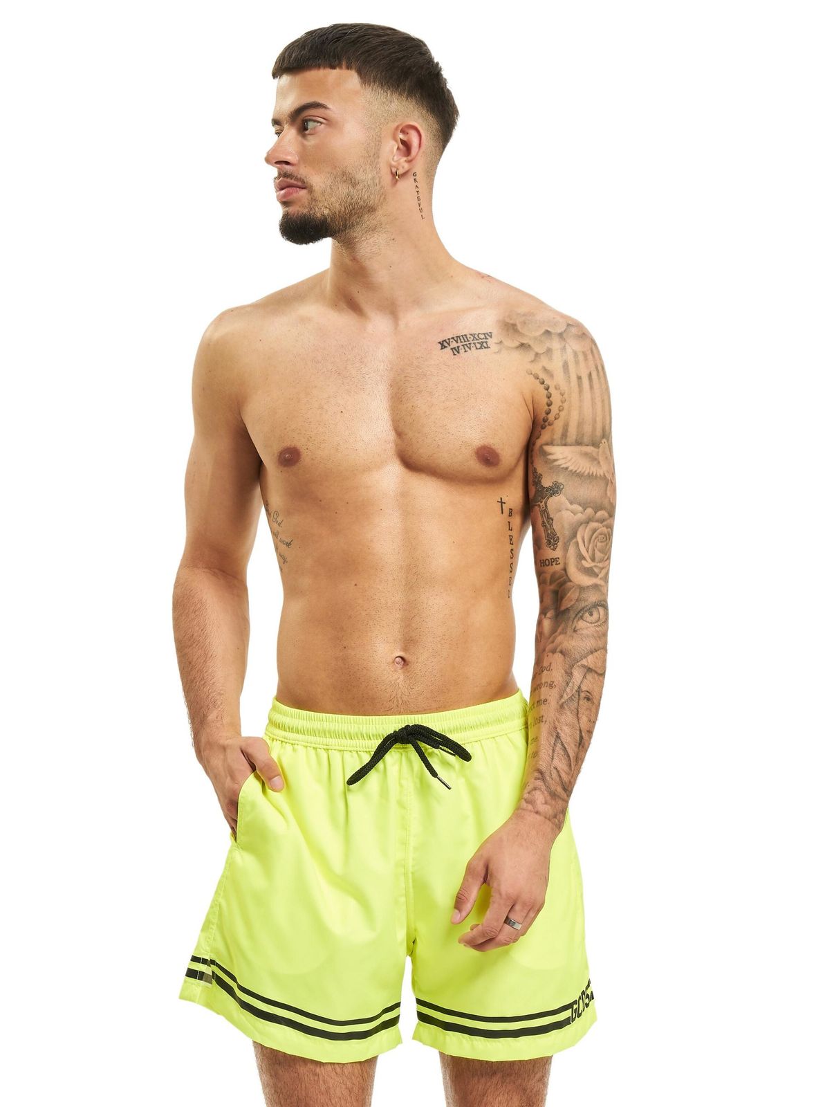 Costume da bagno GCDS giallo neon