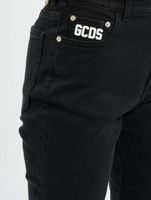 GCDS Skinny Jeans Schwarz