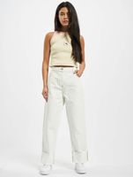 GCDS Plain Straight Fit Jeans weiß