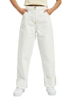 GCDS Plain Straight Fit Jeans weiß