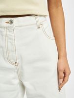 GCDS Plain Straight Fit Jeans weiß