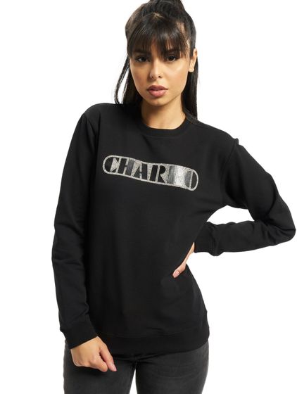 El Charro Diamond Sweatshirt Woman Black