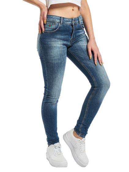 El Charro Tijuna 04 Slim Fit Jeans blau