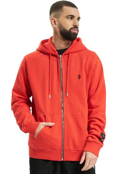 Marcelo Burlon Cross Zip Hoodie rot