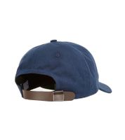Gorra Adsum de algodón con el logotipo central teñido, unisex, azul oscuro