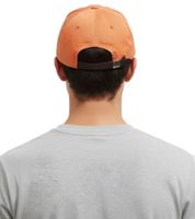 Gorra Adsum con logo Core sobreteñido, bordado y correa de cuero ajustable, color verde lima