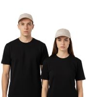 Adsum Overdyed Cap with Embroidered Logo - Timeless Streetwear Design - Beige