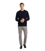 Baro Cousteau Merino Sweater: Comfortable and stylish wool sweater for men with a fine texture, navy