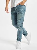 Jeans a pannelli CAYLER & SONS in blu medio effetto consumato