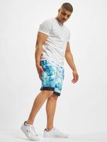 CAYLER & SONS CSBL Short de survêtement Tie Dye Meaning Of Life blanc/bleu