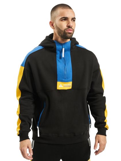 CAYLER & SONS BL MNTN Box Half Zip Hoody black/royal blue