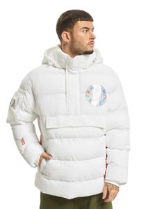 CAYLER & SONS BL Mission Control Doudoune demi-zip blanche/orange