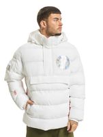 CAYLER & SONS BL Mission Control Half Zip Pufferjacke weiß/orange