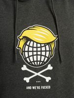 Sweat à capuche Cayler & Sons WL So Fucked Anthracite/Mc