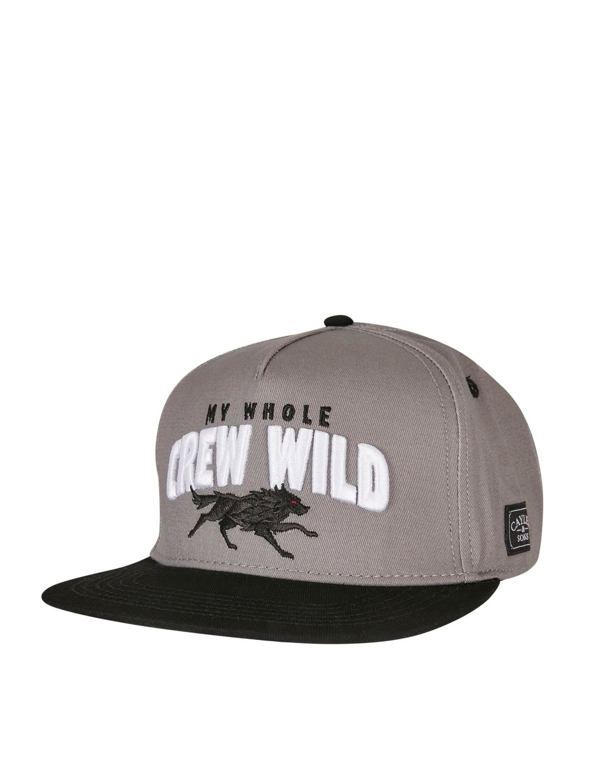 CAYLER & SONS Crew Wild Cap grigio/nero