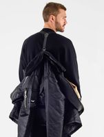 Veste d'hiver zippée décorative énorme vsct noire