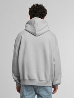 DEF MERCH Hoodie für Herren mit Kängurutasche Kapuzen-Pullover mit großem Print Souvenir Mikrochip Grau