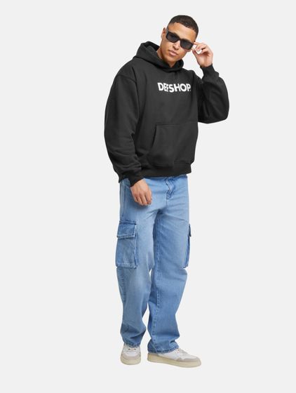 DEF MERCH Hoodies tiefschwarz