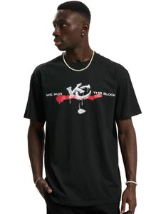 Maglietta oversize pesante KCC x DEF nera