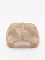 Cappellino da camionista unisex Ipanema DWD Studioz con grande ricamo, estivo, per donna o uomo, beige chiaro