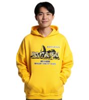 DWD Studioz Herren Sugar Loaf Kapuzen-Pullover Oversize-Hoodie 430 g/m² Baumwoll-Hoody Gelb