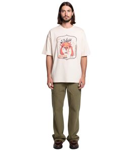 Pantaloni cargo larghi da uomo DWD Studioz Ipanema, in denim di cotone, verde oliva