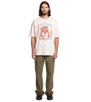 Pantaloni cargo larghi da uomo DWD Studioz Ipanema, in denim di cotone, verde oliva