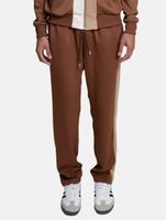 DWD Studioz Tapioca Herren Jogging-Hose mit seitlichen Retro-Streifen Sweat-Pants Braun