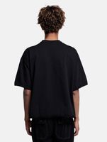 DWD Studioz Ipanema Herren T-Shirt Rundhals-Shirt mit großem Front-Print Schwarz