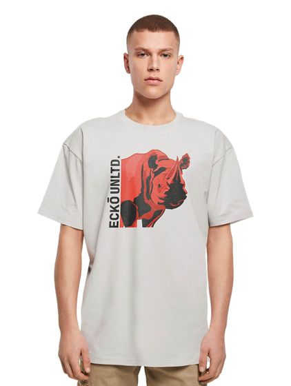 ECKO Unltd. Herren T-Shirt mit großem Front-Print Grau