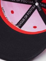 Gorras snapback de los Bravos de Madrid de la Liga Europea de Fútbol, número 25, marrón tomate/negro azabache