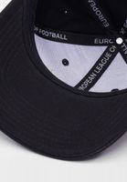Gorras snapback de la Liga Europea de Fútbol Helvetic Guards en negro azabache