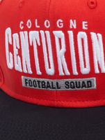 Gorras snapback Centuriones de la Liga Europea de Fútbol Colonia, color negro tomate/negro azabache