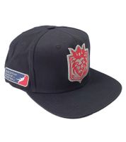 Casquette Snapback des Lions de Prague de la Ligue européenne de football, noir de jais Casquette Snapback des Lions de Prague de la Ligue européenne de football, noir de jais