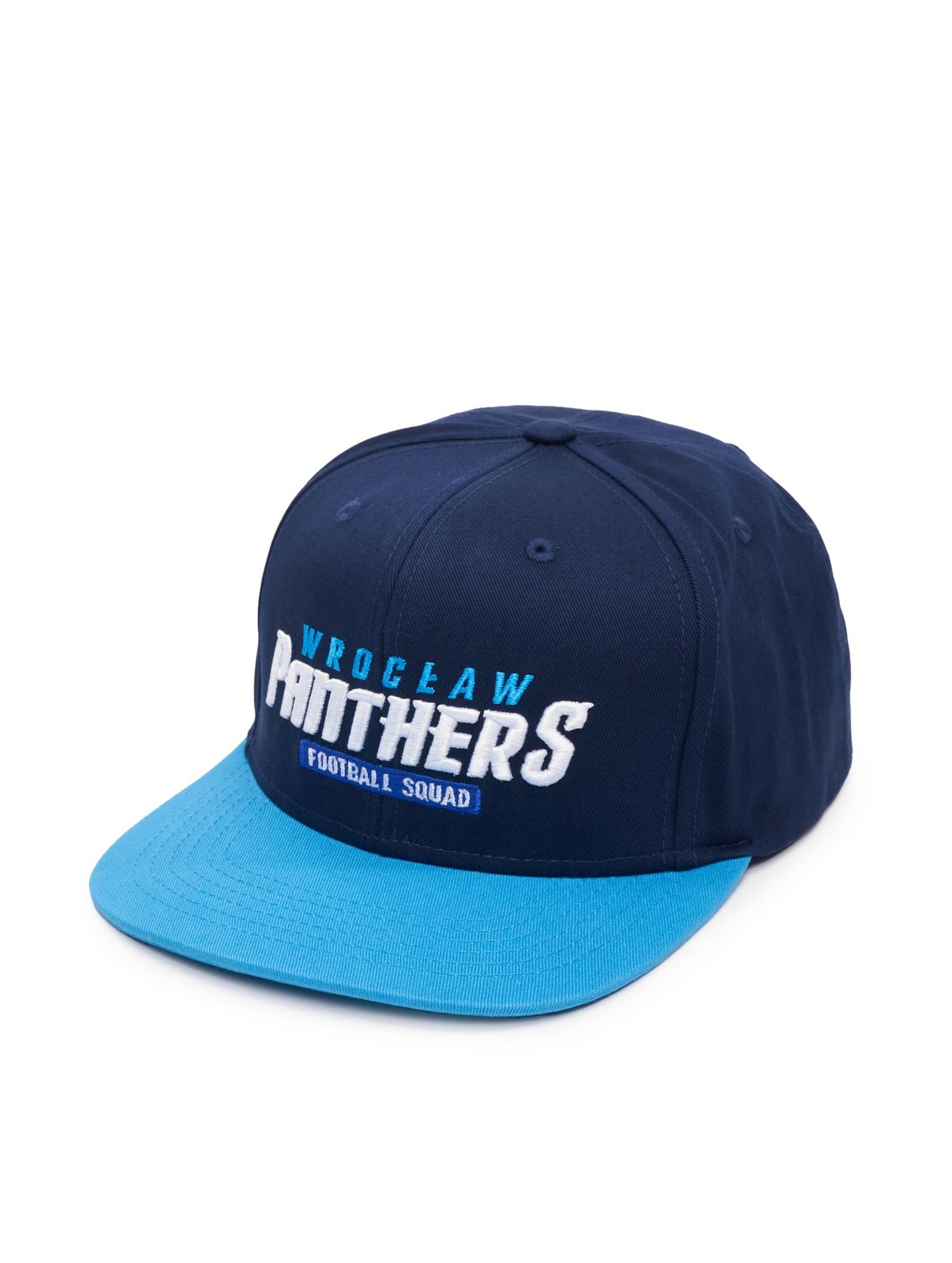 Cappellino snapback Wroclaw Panthers della European League of Football, blu royal/blu medio