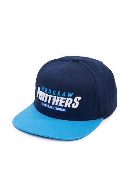 Casquettes Snapback Wroclaw Panthers de la Ligue européenne de football, bleu concours/bleu moyen c