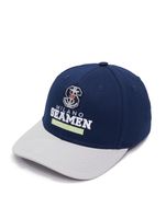 Gorra de camionero de la Liga Europea de Fútbol de Milán, color azul desfile/corte alto Gorra de camionero de la Liga Europea de Fútbol de Milán, color azul desfile/corte alto