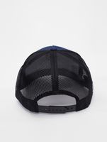 Gorra de camionero de la Liga Europea de Fútbol de Milán, color azul desfile/corte alto Gorra de camionero de la Liga Europea de Fútbol de Milán, color azul desfile/corte alto