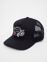 Gorra de camionero de la Liga Europea de Fútbol Helvetic Guards en negro azabache