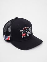 Gorra de camionero de la Liga Europea de Fútbol Helvetic Guards en negro azabache