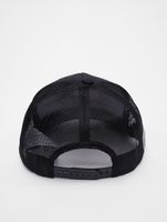 Gorra de camionero de la Liga Europea de Fútbol Helvetic Guards en negro azabache
