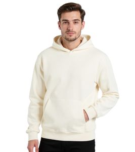 Sweat à capuche en coton vierge de la Ligue européenne de football, blanc antique Sweat à capuche en coton vierge de la Ligue européenne de football, blanc antique