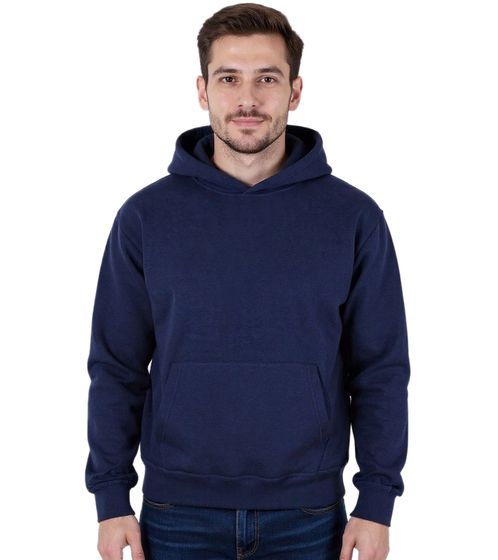 Felpa con cappuccio bianca della European League of Football, blu