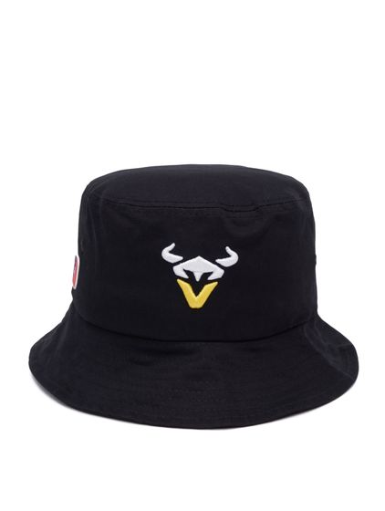 Gorra de pescador de la Liga Europea de Fútbol Vienna Vikings NOS 25, color negro azabache