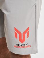 Pantalones cortos Helvetic Guards 2 de la Liga Europea de Fútbol, gris