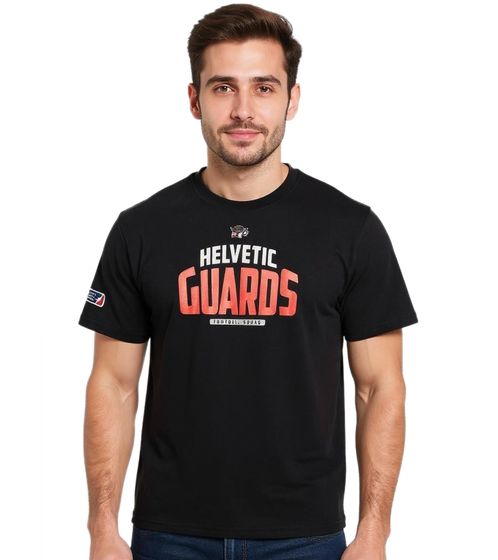 European League Of Football Helvetic Guards 1 T-Shirt schwarz
