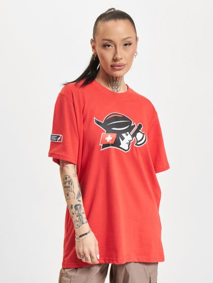 European League Of Football Helvetic Guards 2 T-Shirts tomate