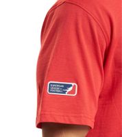 European League Of Football Helvetic Guards Herren T-Shirt mit großem Frontprint Baumwoll-Shirt Tomate Rot
