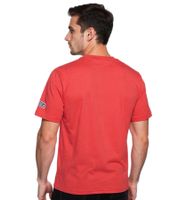 European League Of Football Helvetic Guards Herren T-Shirt mit großem Frontprint Baumwoll-Shirt Tomate Rot