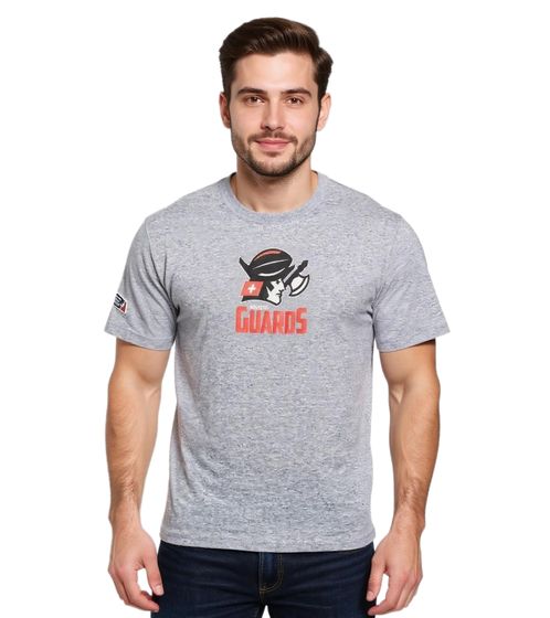European League Of Football Helvetic Guards 3 T-shirt grigio screziato